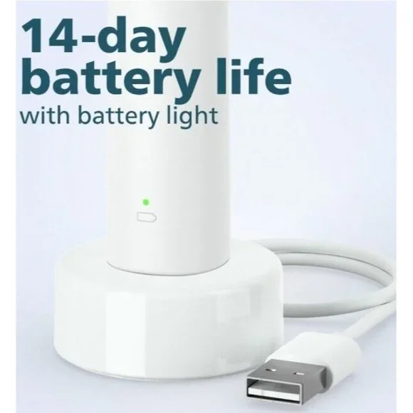 Philips Sonicare DailyClean 1100 Rechargeable Electric Power Toothbrush, White - Picture 6 of 8